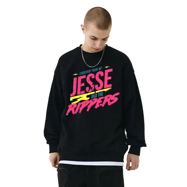 90s Jesse and The Rippers Forever Tour 89 Graphic Sportswear Men Women Fashion Oversized Sweatshirt Spring Autumn Men's Pullover
90s Jesse and The Rippers Forever Tour 89 Graphic Sportswear Men Women Fashion Oversized Sweatshirt Spring Autumn Men's Pullover