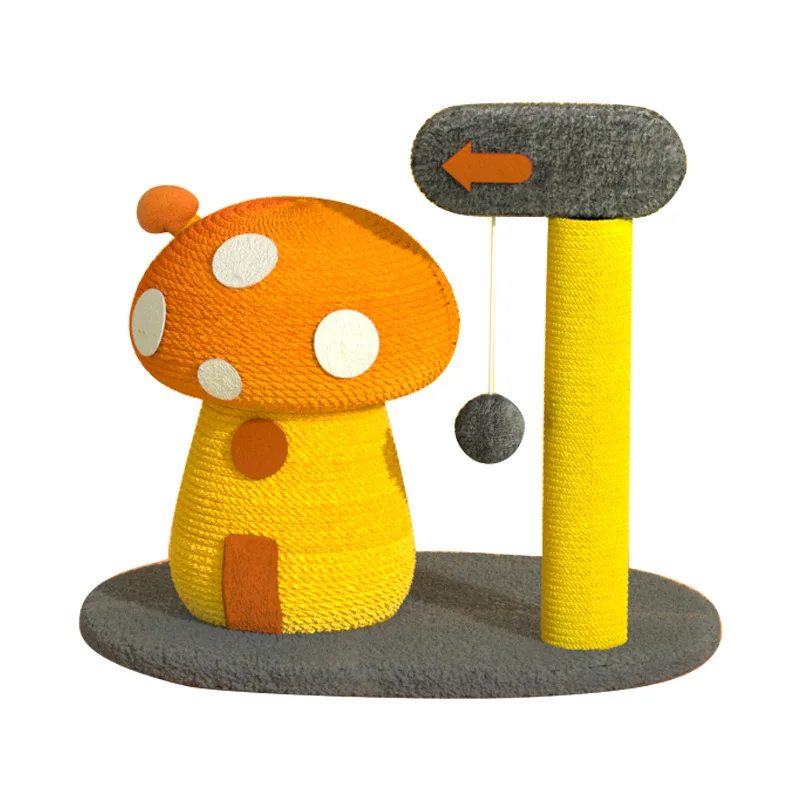 Cat Climbing Frame Mushroom Sisal Scratching Post Cat Scraper Toys For Cats Kitten Jumping Platform Small Pet Furniture
Cat Climbing Frame Mushroom Sisal Scratching Post Cat Scraper Toys For Cats Kitten Jumping Platform Small Pet Furniture
