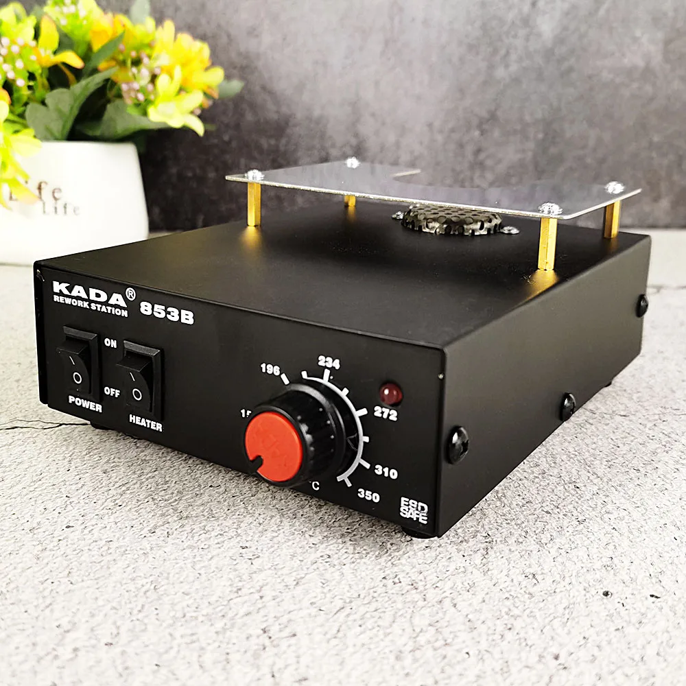 KADA 853 853B 220V / 110V 540W станция предварительного нагрева для BGA PCB BGA станция переработки предварительного нагрева/станция для распайки горячим воздухом
KADA 853 853B 220V / 110V 540W станция предварительного нагрева для BGA PCB BGA станция переработки предварительного нагрева/станция для распайки горячим воздухом