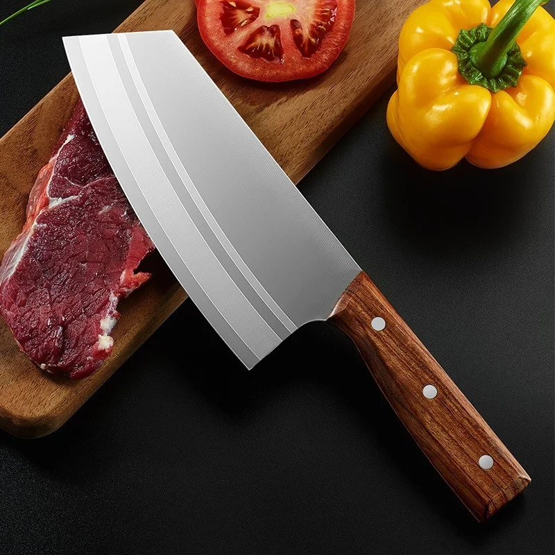 Chef Knife Stainless Steel Kitchen Knife Household Slicing Knife German Craftsmanship Lasting Sharp Chef Cutting Kitchen Knife
Chef Knife Stainless Steel Kitchen Knife Household Slicing Knife German Craftsmanship Lasting Sharp Chef Cutting Kitchen Knife
