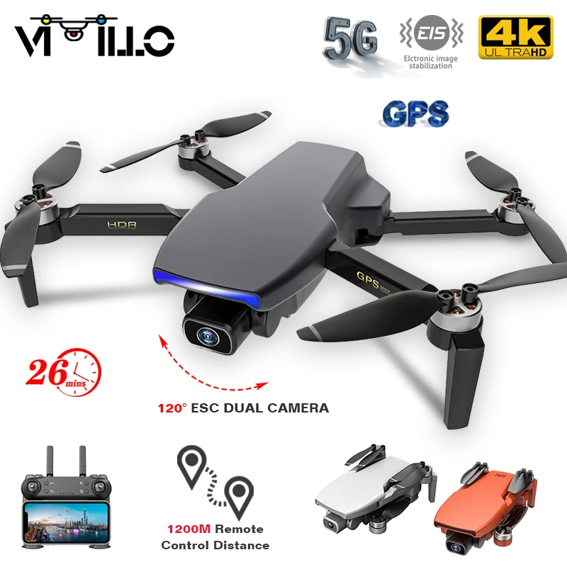Дрон Vimillo S3 4K GPS с камерой 4K, профессиональный 5G Wi-Fi, бесщеточный Радиоуправляемый квадрокоптер с радиоуправлением, расстояние 25 минут, расст...
Дрон Vimillo S3 4K GPS с камерой 4K, профессиональный 5G Wi-Fi, бесщеточный Радиоуправляемый квадрокоптер с радиоуправлением, расстояние 25 минут, расст...