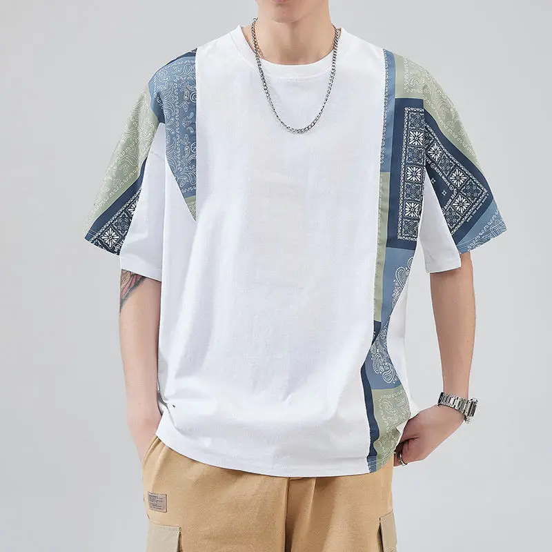 New Fashion Men's Clothing Casual Comfortable Vintage Short Sleeve Tee Summer Streetwear Harajuku Tops O-neck Cotton T-shirt
New Fashion Men's Clothing Casual Comfortable Vintage Short Sleeve Tee Summer Streetwear Harajuku Tops O-neck Cotton T-shirt