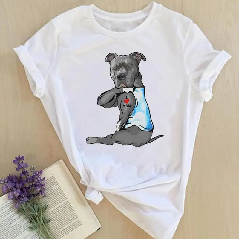Women Print Tops Clothes Short Sleeve Tees Female Summer Dog Sweet Pet Lovely Fashion Lady Tshirt Regular Graphic T-Shirt
Women Print Tops Clothes Short Sleeve Tees Female Summer Dog Sweet Pet Lovely Fashion Lady Tshirt Regular Graphic T-Shirt