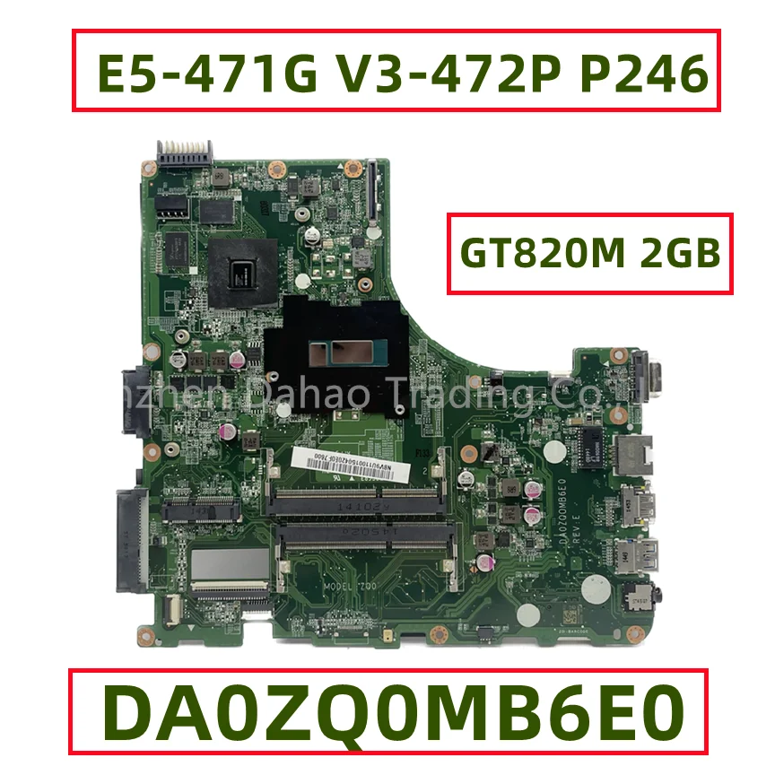 Для Acer Aspire E5-471 E5-471G P246 материнская плата для ноутбука с процессором I5 I7 V3-472P DA0ZQ0MB6E0 NB.V9U11.001 NB.V9U11.007
Для Acer Aspire E5-471 E5-471G P246 материнская плата для ноутбука с процессором I5 I7 V3-472P DA0ZQ0MB6E0 NB.V9U11.001 NB.V9U11.007