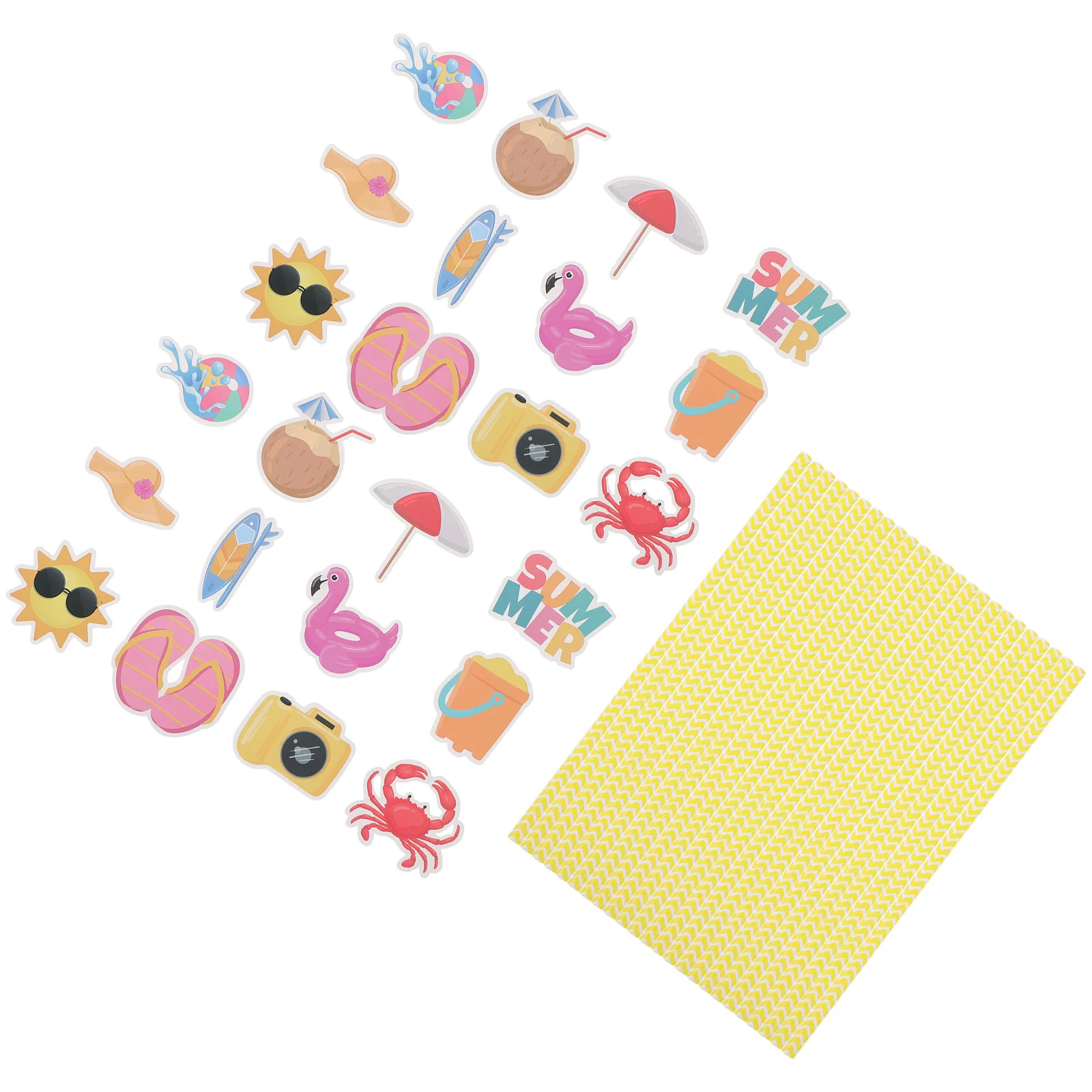 24Pcs Cartoon Decorative Cocktail Party Tropical Party Favors Straws Drinking Paper Reusable for Summer Hawaiian
24Pcs Cartoon Decorative Cocktail Party Tropical Party Favors Straws Drinking Paper Reusable for Summer Hawaiian