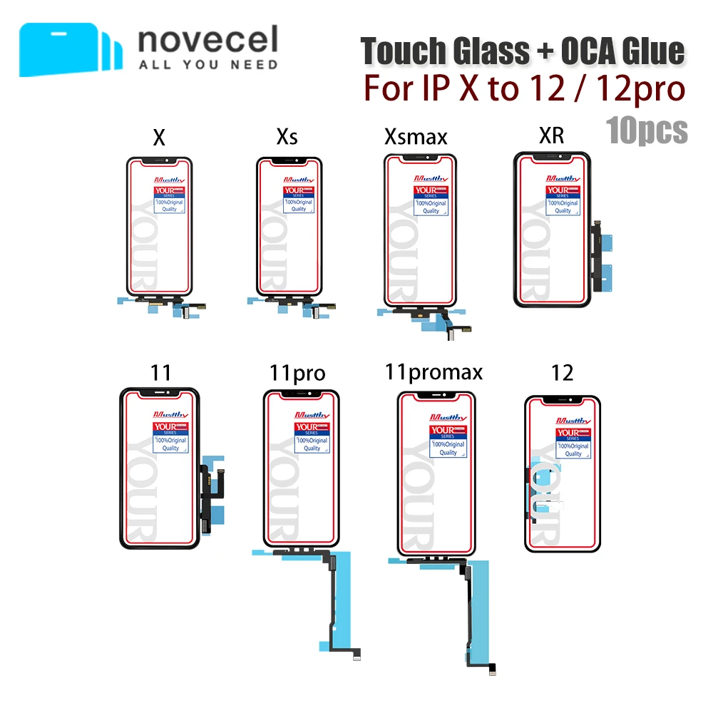 10pcs Short Flex Tested Original LCD Touch Digitizer Glass + OCA For iphone XR XS X XSmax 12 11 pro max Screen Lens Replacement
10pcs Short Flex Tested Original LCD Touch Digitizer Glass + OCA For iphone XR XS X XSmax 12 11 pro max Screen Lens Replacement