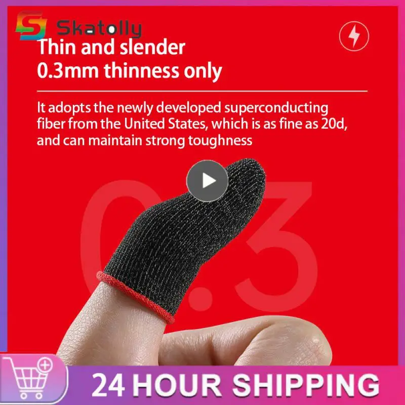 Sensitive Mobile Touch Finger Thumb Sleeve Gloves For Pubg Anti-slip Fingertips Sweat-proof Gaming Finger Sleeve Breathable 
Sensitive Mobile Touch Finger Thumb Sleeve Gloves For Pubg Anti-slip Fingertips Sweat-proof Gaming Finger Sleeve Breathable