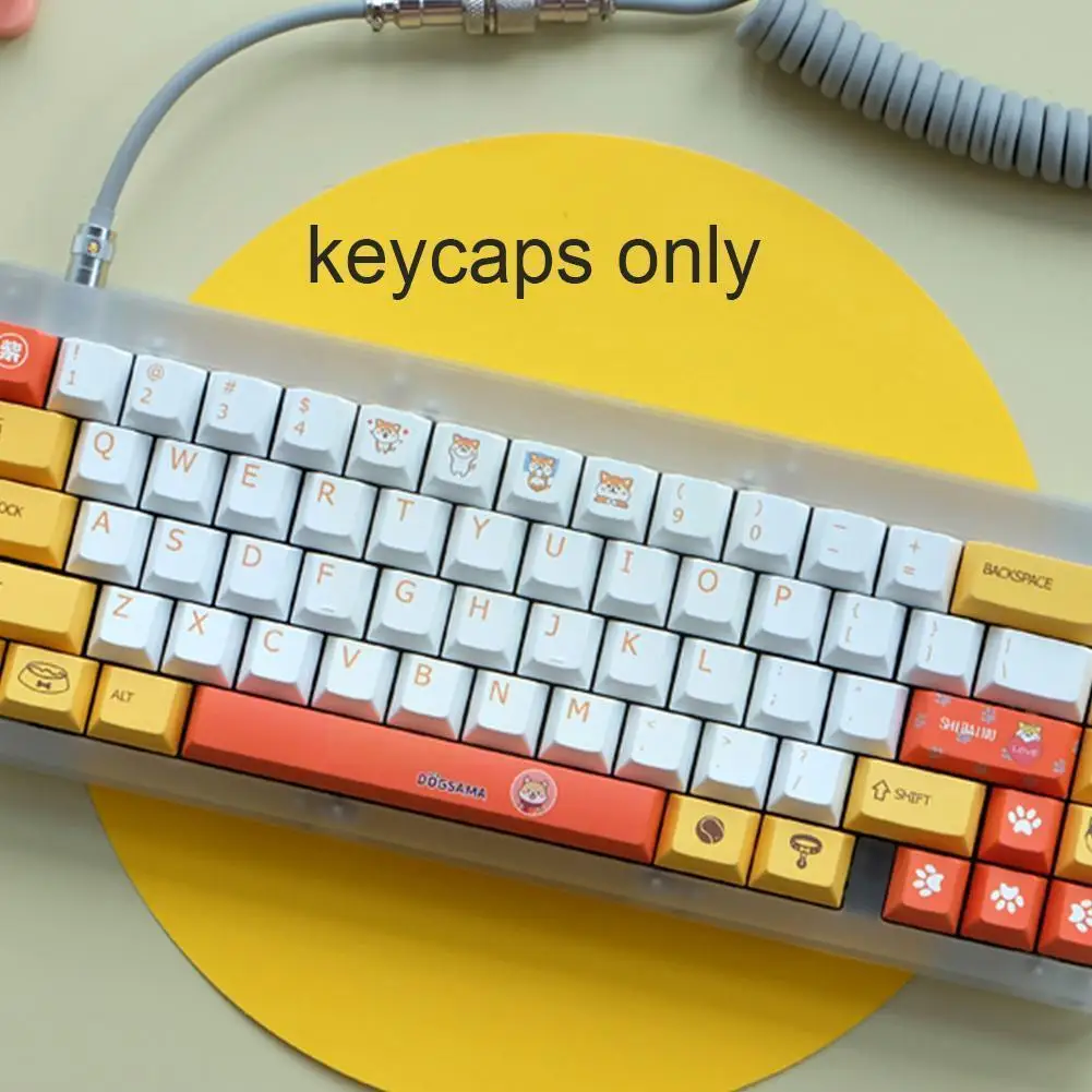 Shiba Inu Theme Caps For Mx Switch Mechanical Board Pbt Sublimation Dye Subbed Caps Xda Profile Light-proof F3n1
Shiba Inu Theme Caps For Mx Switch Mechanical Board Pbt Sublimation Dye Subbed Caps Xda Profile Light-proof F3n1