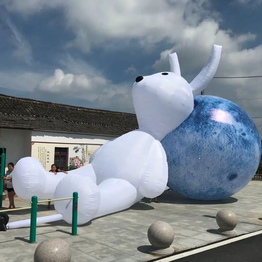 2M/3M Inflatable Moon Ball Rabbit Astronaut with Led Light Air-Blown Planet Inflatable Balloon Outdoor Garden Decoration
2M/3M Inflatable Moon Ball Rabbit Astronaut with Led Light Air-Blown Planet Inflatable Balloon Outdoor Garden Decoration