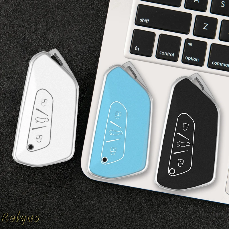 Fashion TPU Car Remote Key Case Cover Shell For VW Volkswagen Golf 8 MK8 2020 For Skoda Octavia For Seat Keyless Bag Protector
Fashion TPU Car Remote Key Case Cover Shell For VW Volkswagen Golf 8 MK8 2020 For Skoda Octavia For Seat Keyless Bag Protector