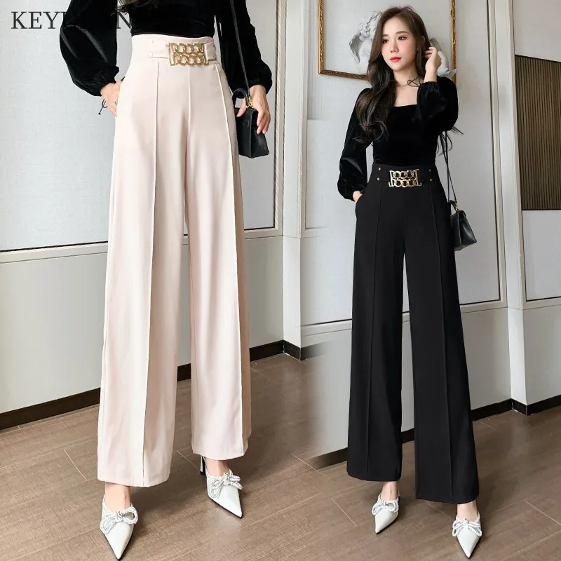 Women Summer Wide Leg Pants 2023 New High Waist Fashion Casual Straight Long Pants Office Ladies Basic Trousers Apricot Black
Women Summer Wide Leg Pants 2023 New High Waist Fashion Casual Straight Long Pants Office Ladies Basic Trousers Apricot Black