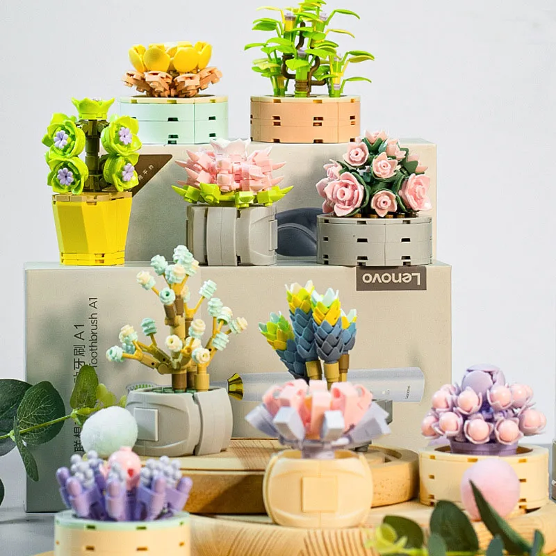 Creative Mini Succulent Potted Building Blocks City Mosaic Building Blocks Diy Children'S Toys Birthday Christmas Gift
Creative Mini Succulent Potted Building Blocks City Mosaic Building Blocks Diy Children'S Toys Birthday Christmas Gift