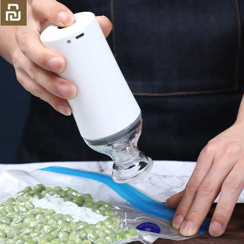 Вакуумный упаковщик YOUPIN для пищевых продуктов, многоразовый вакуумный насос для хранения продуктов
Вакуумный упаковщик YOUPIN для пищевых продуктов, многоразовый вакуумный насос для хранения продуктов