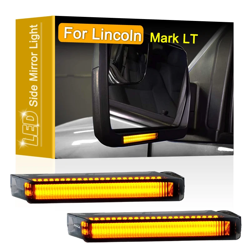 2Pcs 12V Smoked Lens LED Side Rearview Mirror Turn Signal Indicator Light For Lincoln Mark LT 2006 2007 2008
2Pcs 12V Smoked Lens LED Side Rearview Mirror Turn Signal Indicator Light For Lincoln Mark LT 2006 2007 2008