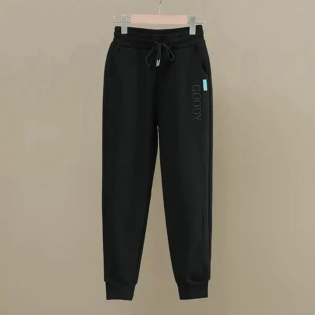 Women Sweatpants Elastic Waist Solid Color Warm Drawstring Autumn Sweatpants Women Winter Pants for Jogging
Women Sweatpants Elastic Waist Solid Color Warm Drawstring Autumn Sweatpants Women Winter Pants for Jogging