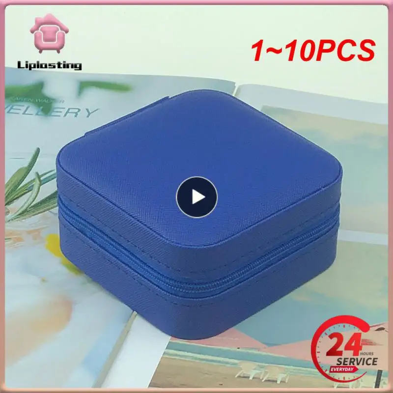 1~10PCS Jewelry Organizer Display Travel De Joyas Leather Storage Box With Zipper Home Jewelry Case Boxes Earrings Necklace Ring
1~10PCS Jewelry Organizer Display Travel De Joyas Leather Storage Box With Zipper Home Jewelry Case Boxes Earrings Necklace Ring