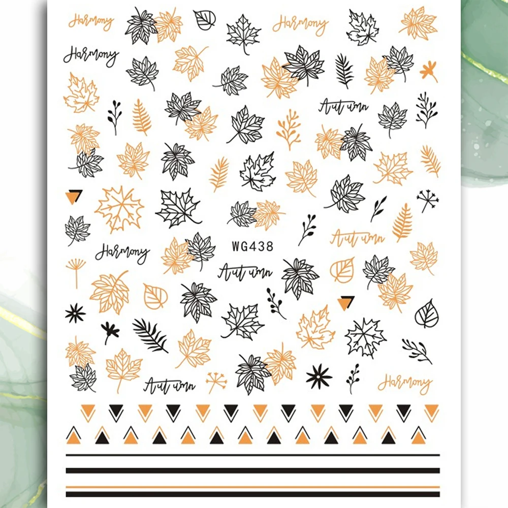 10PCS DIY Lines Collection Nail Stickers 3D Lines Maple Leaf Self-Adhesive Nail Sliders with Adhesive Geometric Nail Art Decals
10PCS DIY Lines Collection Nail Stickers 3D Lines Maple Leaf Self-Adhesive Nail Sliders with Adhesive Geometric Nail Art Decals