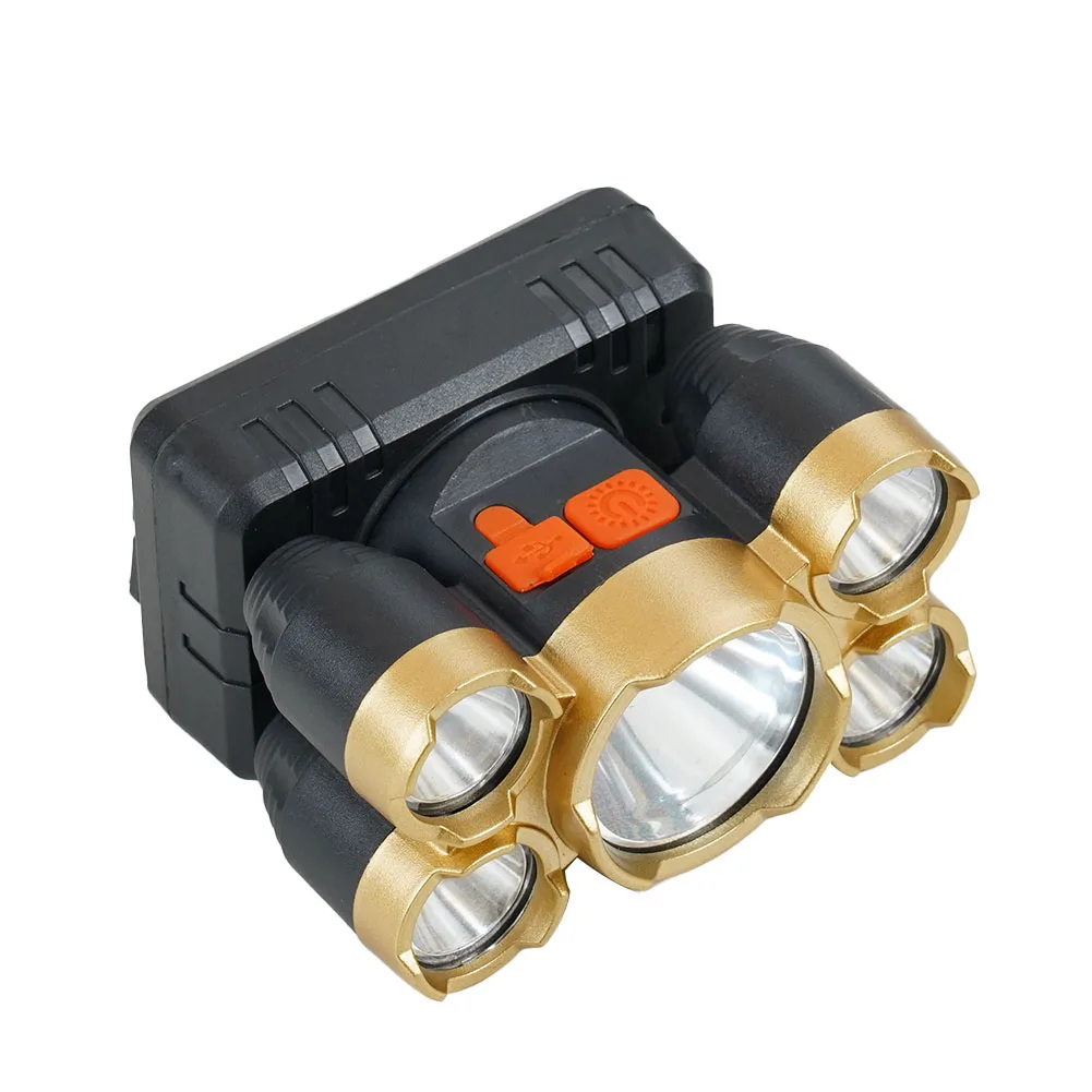5 LED Multifunction Waterproof XPE + COB USB Recharge Headlight Head Torch Super Far Light Camping Hiking Night Fishing Light
5 LED Multifunction Waterproof XPE + COB USB Recharge Headlight Head Torch Super Far Light Camping Hiking Night Fishing Light
