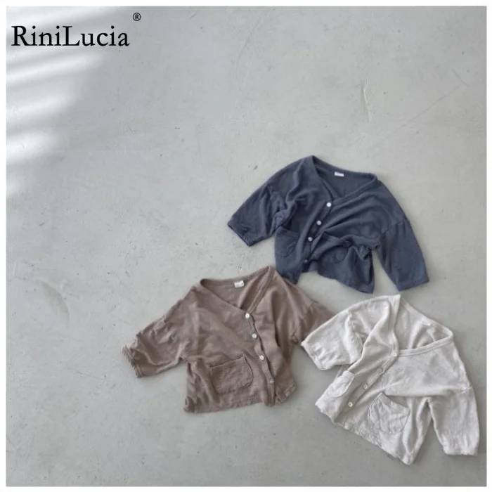 RiniLucia 2022 Summer New Baby Knit Cardigan Infant Summer Knitwear Boys Girls Air Conditioner Sweater Cotton Kids Clothes
RiniLucia 2022 Summer New Baby Knit Cardigan Infant Summer Knitwear Boys Girls Air Conditioner Sweater Cotton Kids Clothes