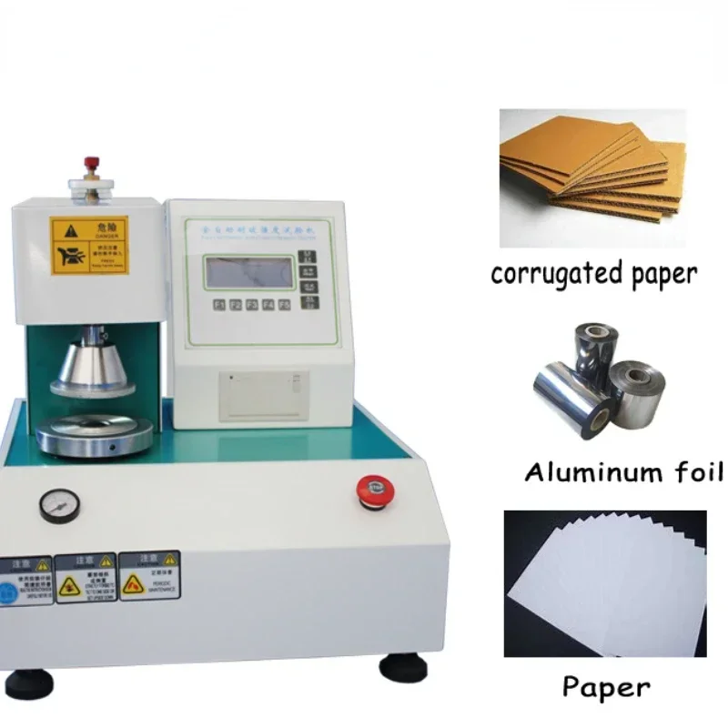 Paper Cardboard Full Automatic Bursting Strength Tester for Non-paper Package Material Universal Mullen Display Type Machine
Paper Cardboard Full Automatic Bursting Strength Tester for Non-paper Package Material Universal Mullen Display Type Machine