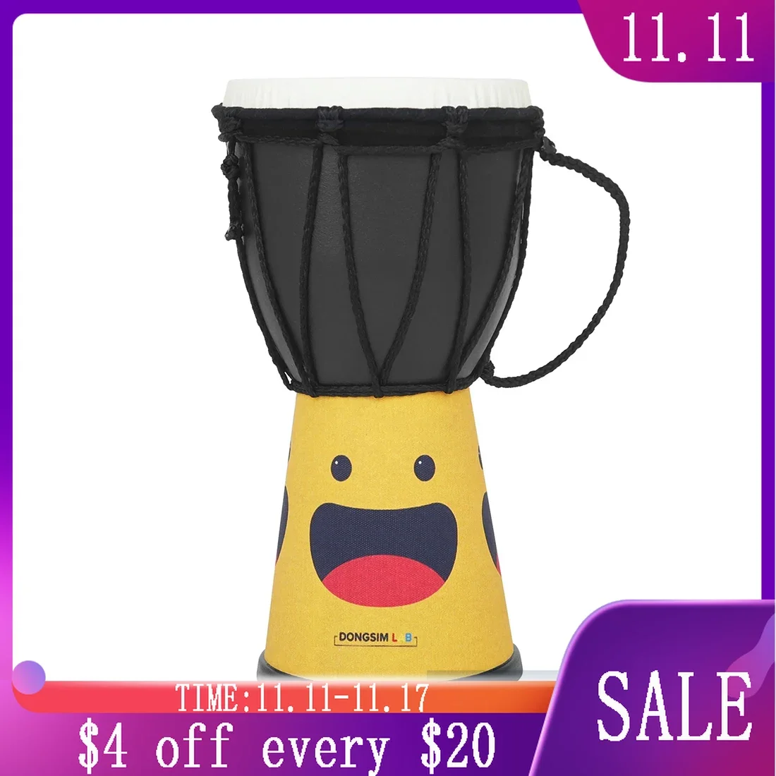 4-inch African Drum Portable Children's Hand Drum ABS African Hand Drum Djembe For Teaching Percussion Instrument
4-inch African Drum Portable Children's Hand Drum ABS African Hand Drum Djembe For Teaching Percussion Instrument