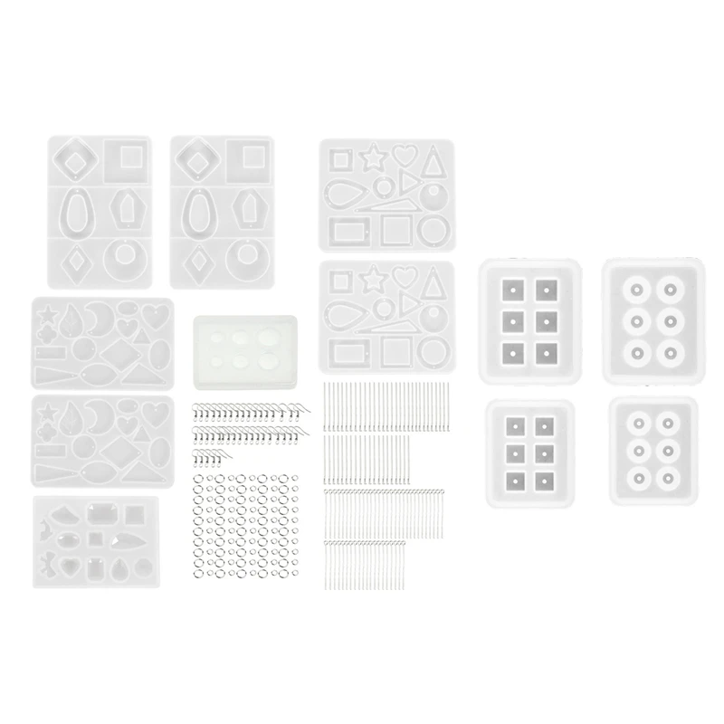 4Pcs Round Square Silicone Bead Mold Mould with Hanging Holes with 248Pcs Resin Molds Jewelry Making Kit
4Pcs Round Square Silicone Bead Mold Mould with Hanging Holes with 248Pcs Resin Molds Jewelry Making Kit