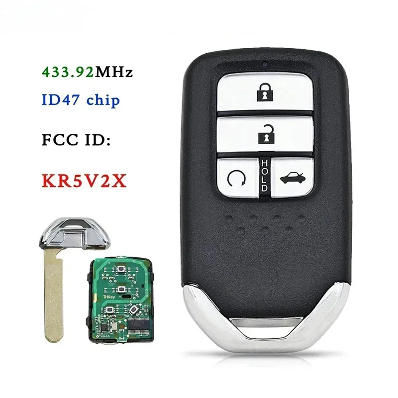 NHKEY для Honda City/Civic/CR-V/HR-V/Jazz/Odyssey/Vezel, дистанционный ключ-ID47, чип 433 МГц (2-7 кнопок, PCF7938, FCC KR5V2X) 2016-2020
NHKEY для Honda City/Civic/CR-V/HR-V/Jazz/Odyssey/Vezel, дистанционный ключ-ID47, чип 433 МГц (2-7 кнопок, PCF7938, FCC KR5V2X) 2016-2020