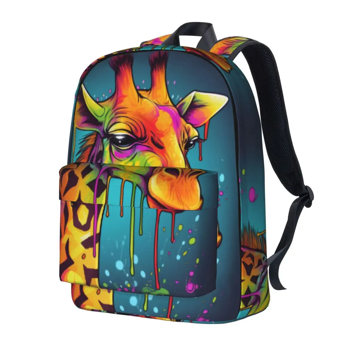 Giraffe Backpack Grafitti Drippy Art Women Men Polyester Trekking Backpacks Soft Kawaii School Bags Rucksack
Giraffe Backpack Grafitti Drippy Art Women Men Polyester Trekking Backpacks Soft Kawaii School Bags Rucksack