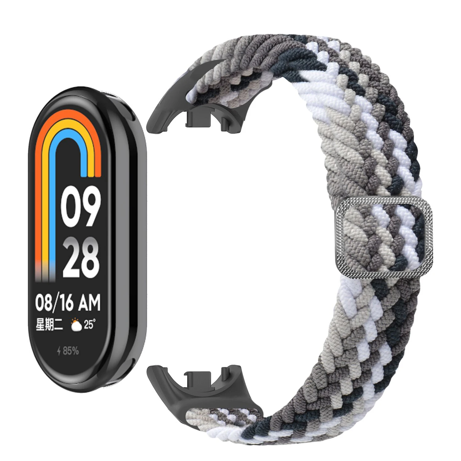 Ремешок сменный нейлоновый для Xiaomi Mi Band 8, эластичный соло-браслет с регулируемой пряжкой для наручных часов
Ремешок сменный нейлоновый для Xiaomi Mi Band 8, эластичный соло-браслет с регулируемой пряжкой для наручных часов