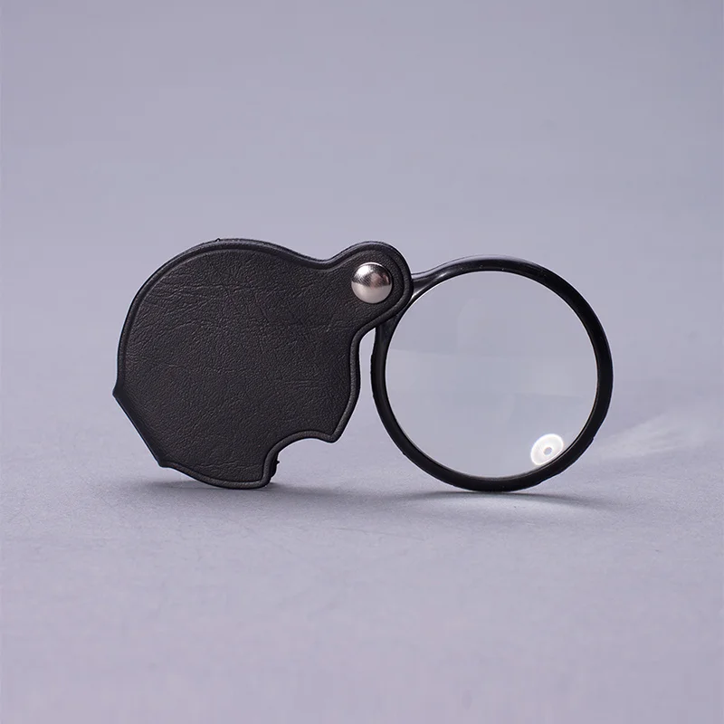 6 X Portable Folding Magnifying Glass Handheld Pocket Microscopes Magnifier Lens with Leather Pouch Repair Watch Herramientas
6 X Portable Folding Magnifying Glass Handheld Pocket Microscopes Magnifier Lens with Leather Pouch Repair Watch Herramientas