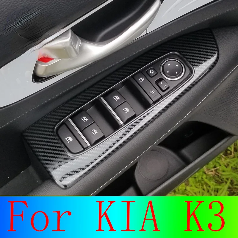 High-quality Stainless Steel Car Interior Accessory Decoration Parts Door Glass Lift Panel For KIA K3 2019-2021 Vehicle Supplies
High-quality Stainless Steel Car Interior Accessory Decoration Parts Door Glass Lift Panel For KIA K3 2019-2021 Vehicle Supplies