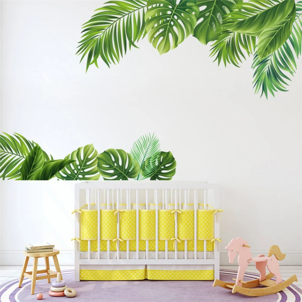 Green Plants Leaves Wall Stickers Bedroom Living Room TV Wall Door Art Decals Home Decoration
Green Plants Leaves Wall Stickers Bedroom Living Room TV Wall Door Art Decals Home Decoration