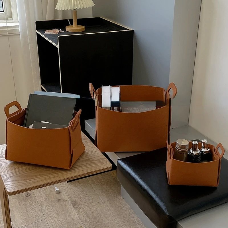 Luxurious Foldable Laundry Basket Felt Storage Basket Non-woven Debris Storage Basket Dirty Clothes Basket Toy Storage Box
Luxurious Foldable Laundry Basket Felt Storage Basket Non-woven Debris Storage Basket Dirty Clothes Basket Toy Storage Box