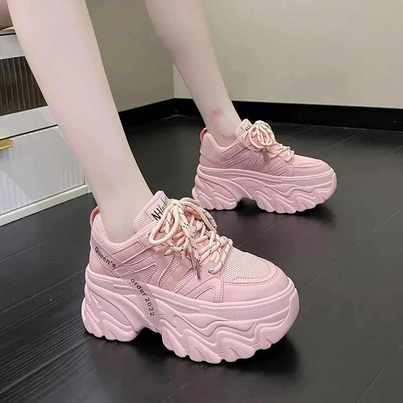Women Chunky Sneakers Vulcanize Shoes Korean Fashion Female Black White Platform Thick Sole Sneakers Casual Shoes Woman
Women Chunky Sneakers Vulcanize Shoes Korean Fashion Female Black White Platform Thick Sole Sneakers Casual Shoes Woman