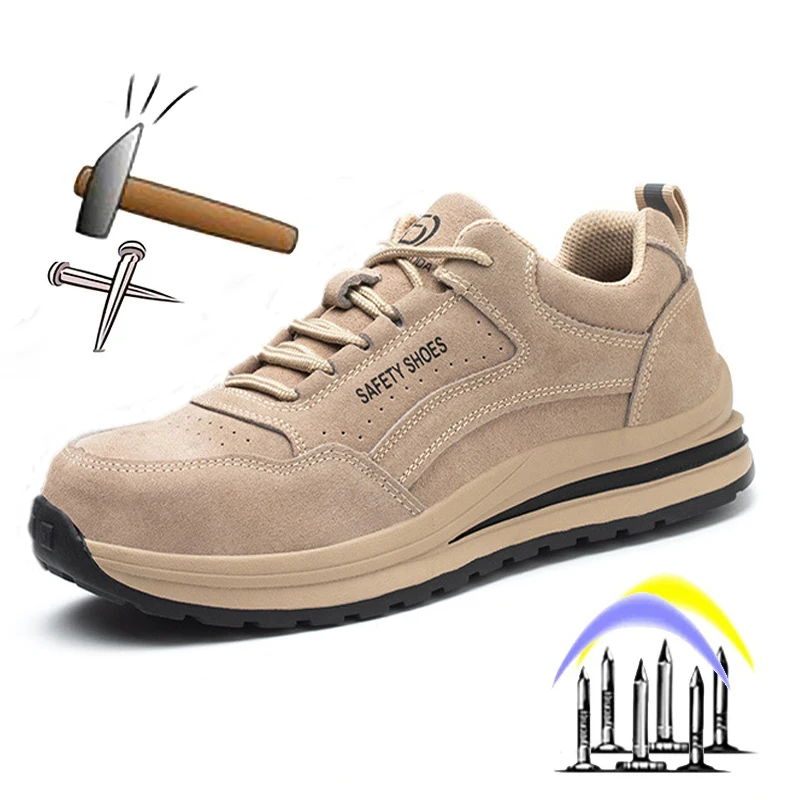 Men's Safety Shoes Sneakers Indestructible Work Safety Boots Summer Shoes Men's Steel Toe Shoes Sports Safety Shoes Dropshipping
Men's Safety Shoes Sneakers Indestructible Work Safety Boots Summer Shoes Men's Steel Toe Shoes Sports Safety Shoes Dropshipping