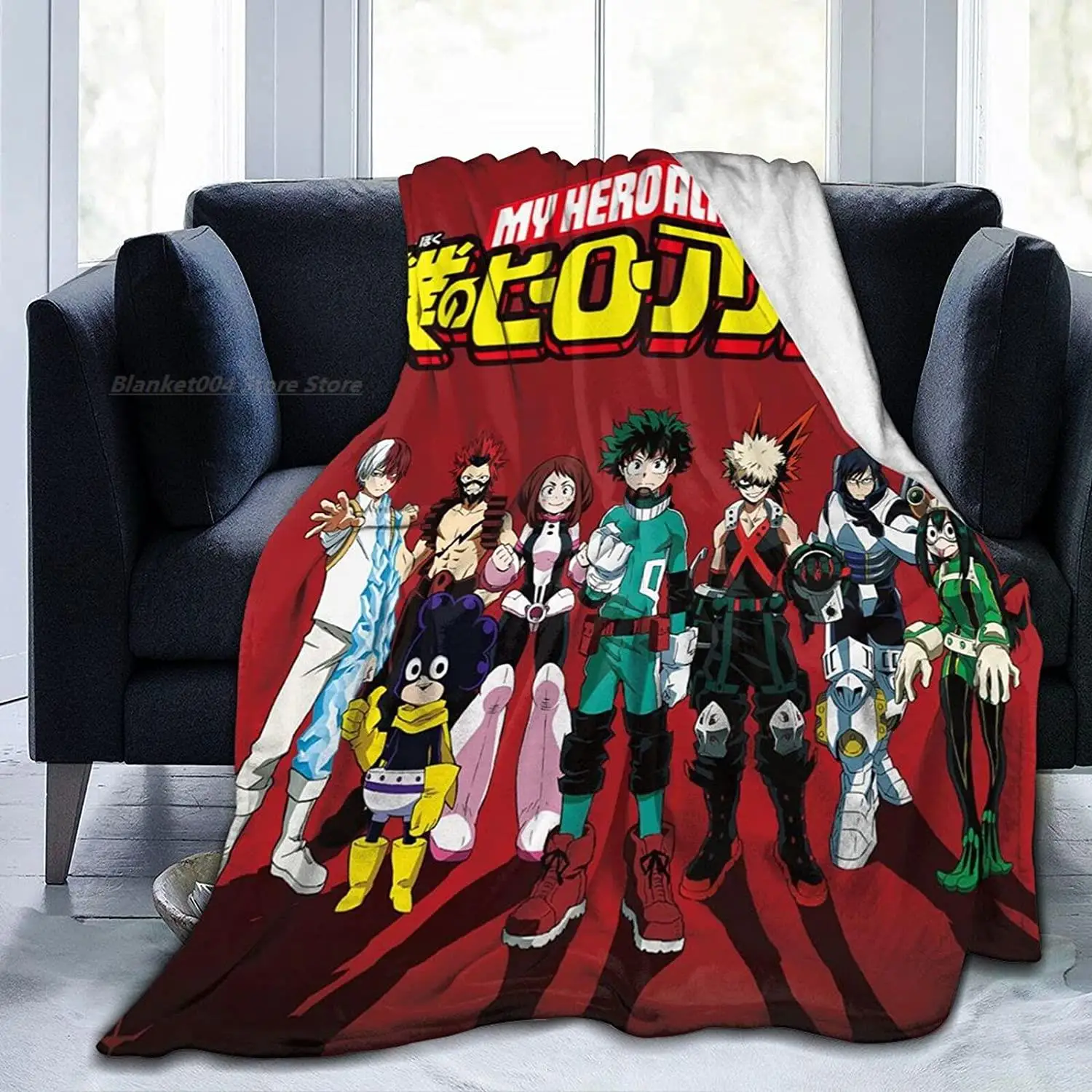 My Hero Academia Blanket 60"x50" Throw Blanket Throws Soft Comfortable Fleece Blanket for Couch Living Room Sofa
My Hero Academia Blanket 60"x50" Throw Blanket Throws Soft Comfortable Fleece Blanket for Couch Living Room Sofa