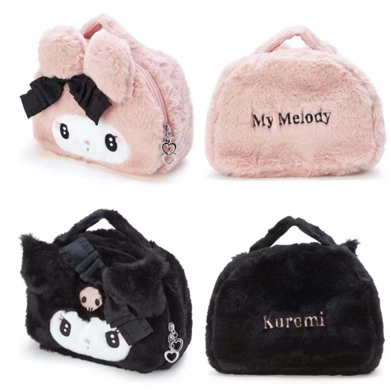 Kawaii My Melody Kuromi, симпатичная Студенческая косметичка, сумка для хранения, Лолита, плюшевая сумка большой емкости, легко носить с собой, подарки
Kawaii My Melody Kuromi, симпатичная Студенческая косметичка, сумка для хранения, Лолита, плюшевая сумка большой емкости, легко носить с собой, подарки