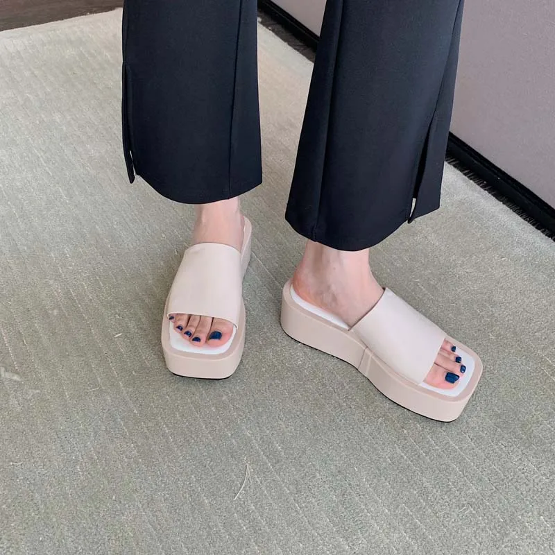 Pink Wedge Sandals Women Summer Slippers Leisure Square Toe Platform High Heels Black Wedges Shoes Sandalen Dames 2023
Pink Wedge Sandals Women Summer Slippers Leisure Square Toe Platform High Heels Black Wedges Shoes Sandalen Dames 2023