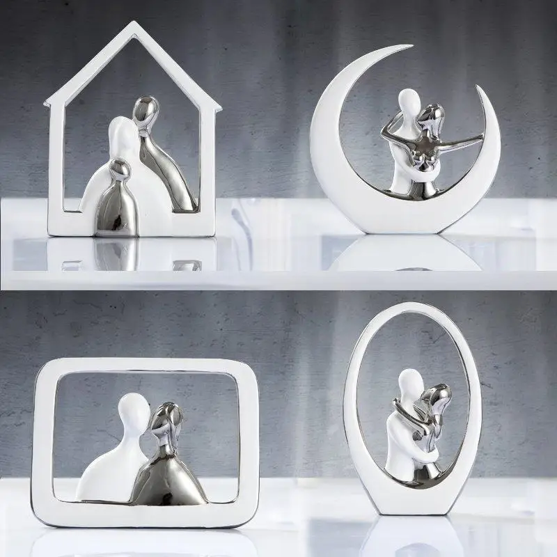 Modern Ceramic Coulpes Photo Frame Figurines Crafts Home Livingroom Table Furnishing Decoration Office Desktop Accessories Decor
Modern Ceramic Coulpes Photo Frame Figurines Crafts Home Livingroom Table Furnishing Decoration Office Desktop Accessories Decor
