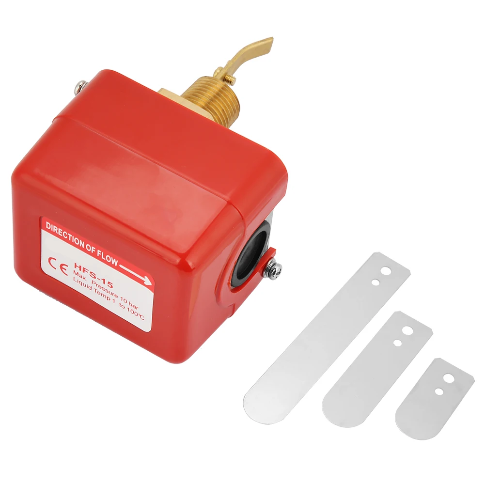 1/2 Water /Paddle Flow Switch Thread Connection SPDT Contacts Red(Partial Stainless Steel Type)
1/2 Water /Paddle Flow Switch Thread Connection SPDT Contacts Red(Partial Stainless Steel Type)