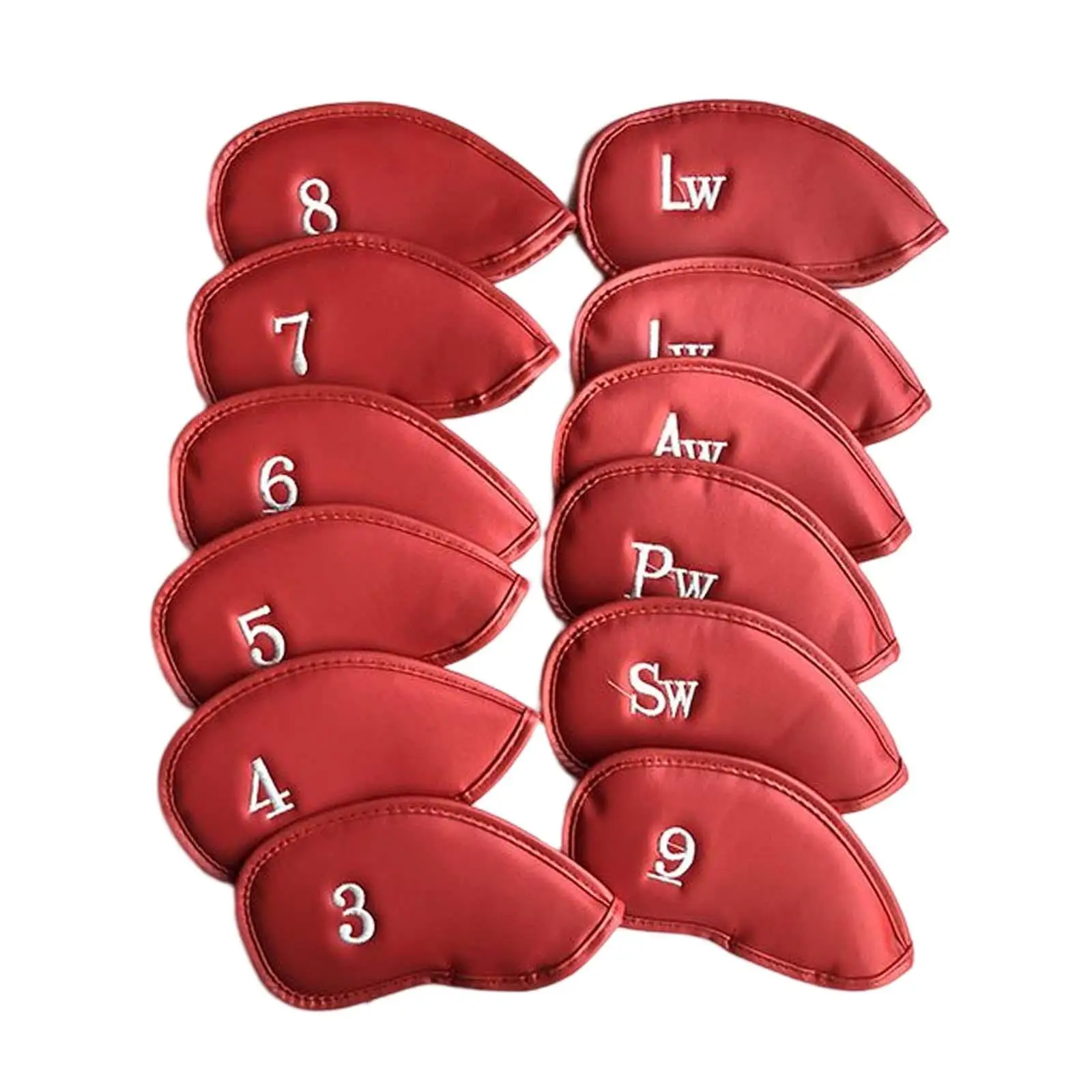 12x PU Leather Golf Iron Headcover Embroidery Number, Golf Club Head Cover, Waterproof Anti Scratch, Golf Accessories
12x PU Leather Golf Iron Headcover Embroidery Number, Golf Club Head Cover, Waterproof Anti Scratch, Golf Accessories