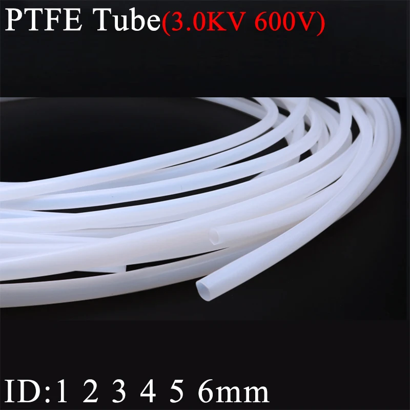 1/5M PTFE Tube For 3D Printer Parts Pipe 1mm 2mm 3mm 4mm 5mm 6mm Insulated Hose Rigid Pipe Temperature Corrosion Resistance 600V
1/5M PTFE Tube For 3D Printer Parts Pipe 1mm 2mm 3mm 4mm 5mm 6mm Insulated Hose Rigid Pipe Temperature Corrosion Resistance 600V