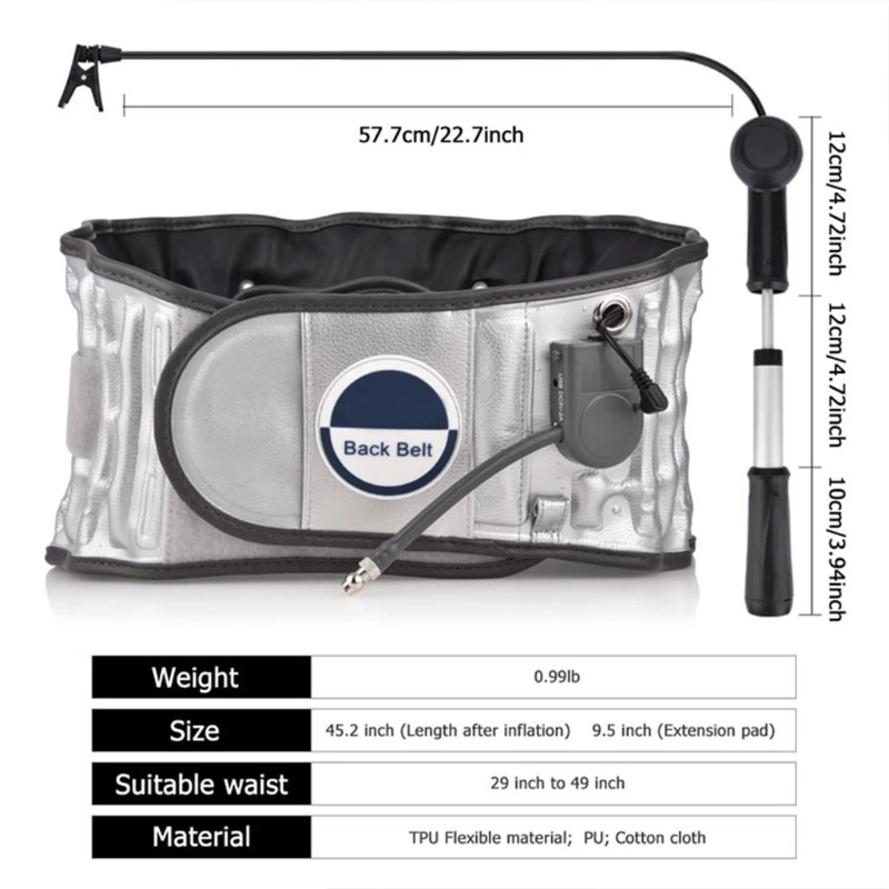 Heating Decompression Back Belt Heated Waist Belt Far Infrared Heat Therapy Back Brace Heating Waist Belt for Women Men
Heating Decompression Back Belt Heated Waist Belt Far Infrared Heat Therapy Back Brace Heating Waist Belt for Women Men