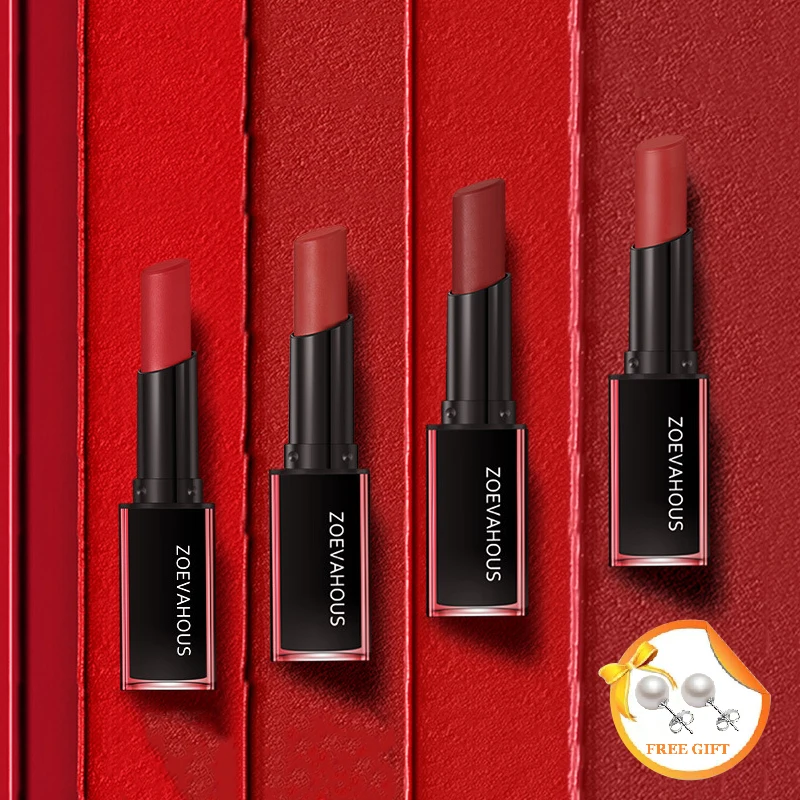 4 Colors Lipstick for Women Beauty Makeup Long Lasting Lip stick Cosmetics Girl Daily Party Make-up Wholesale
4 Colors Lipstick for Women Beauty Makeup Long Lasting Lip stick Cosmetics Girl Daily Party Make-up Wholesale