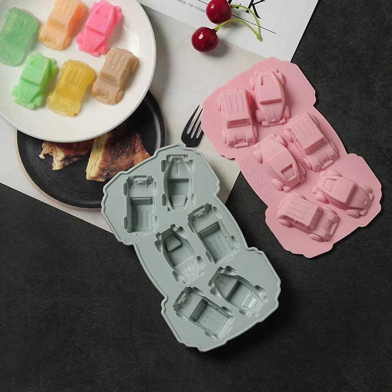 6 Kinds Car Silicone Molds Trucks Cake Cookie Cutters Fondant Tractor Tire Chocolates Mould Vehicles Theme Kitchen Baking Tools
6 Kinds Car Silicone Molds Trucks Cake Cookie Cutters Fondant Tractor Tire Chocolates Mould Vehicles Theme Kitchen Baking Tools