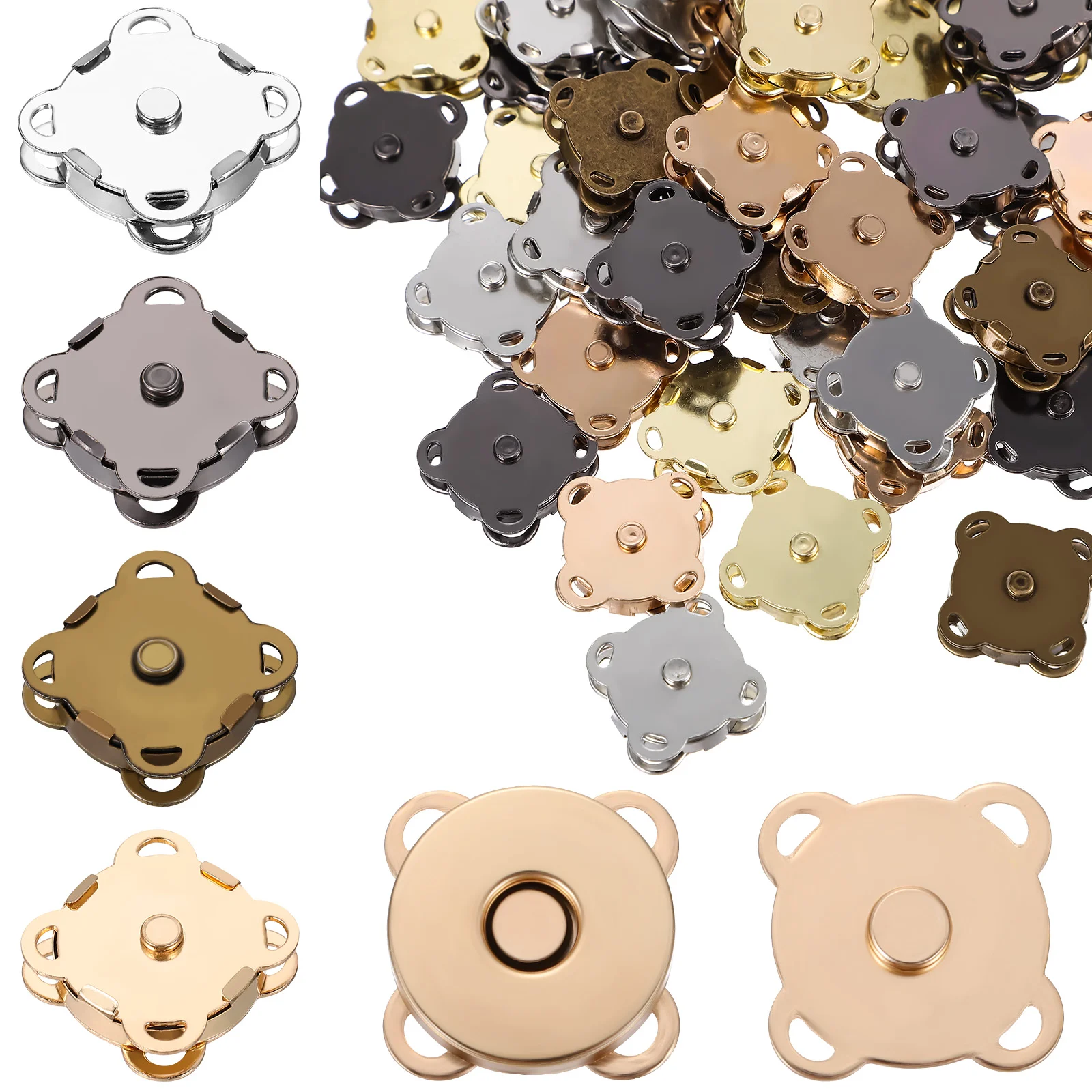 50 Sets Clothes Magnetic Buttons Snaps for Clothing Push Magnets Hand Sewing Small Fasteners
50 Sets Clothes Magnetic Buttons Snaps for Clothing Push Magnets Hand Sewing Small Fasteners