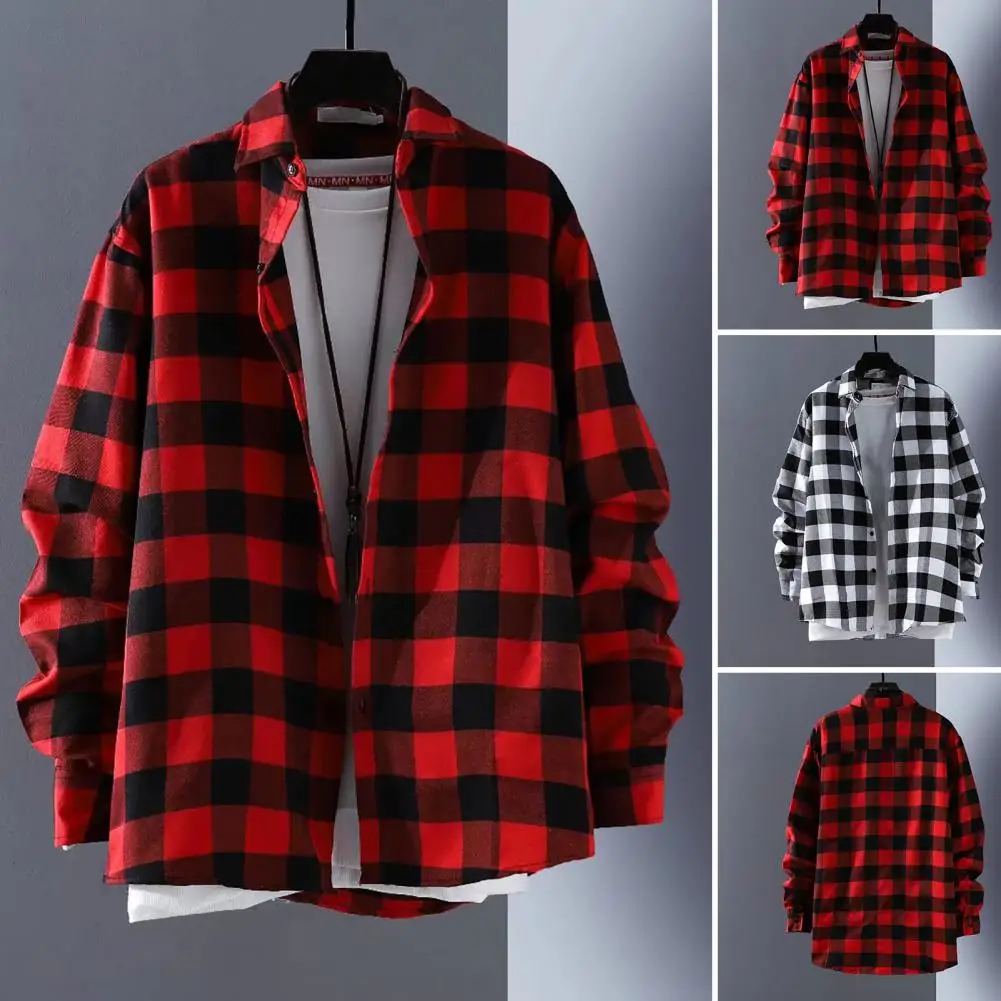 Men Autumn Shirt Lapel Turn-down Collar Men Shirt Korean Style Long Sleeves Casual Coat Contrast Colors Men Tops Men Clothes
Men Autumn Shirt Lapel Turn-down Collar Men Shirt Korean Style Long Sleeves Casual Coat Contrast Colors Men Tops Men Clothes
