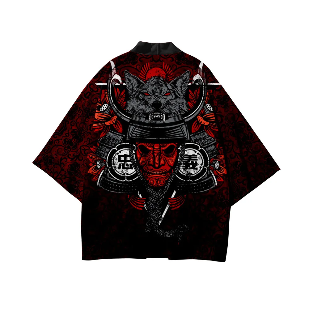 Traditional Japanese Samurai Print Harajuku Kimono Yukata Japan Cardigan Haori Retro Fashion Women Men Cosplay Asian Clothing
Traditional Japanese Samurai Print Harajuku Kimono Yukata Japan Cardigan Haori Retro Fashion Women Men Cosplay Asian Clothing
