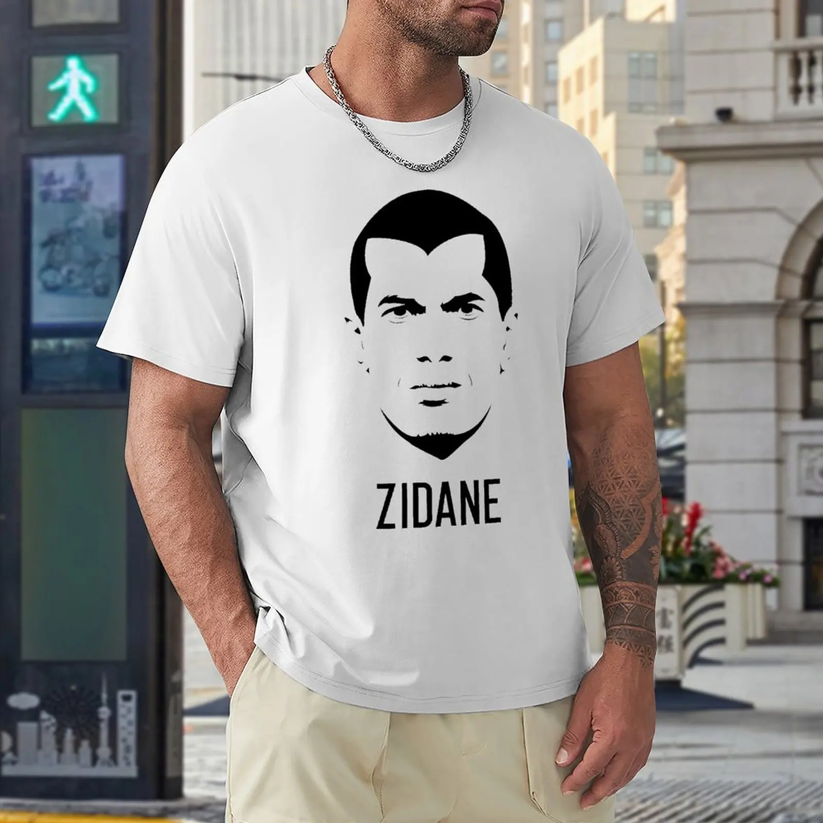 

France (4) Zinedines And Zidanes Football Team Sports Kemp Casual Graphic top Quality Home Tees Eur Size