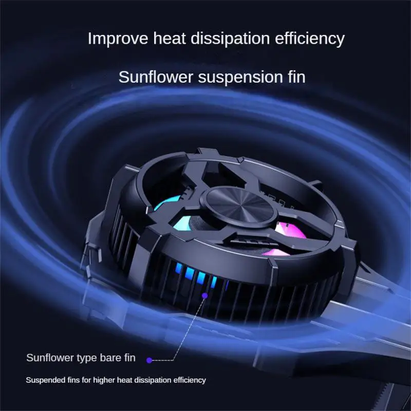 Aluminum Heat Dissipation Smartphone Cooling Fan 15w Mobile Phone Cooler Dazzling Light Cooler Heat Sink For Cell Phone Portable
Aluminum Heat Dissipation Smartphone Cooling Fan 15w Mobile Phone Cooler Dazzling Light Cooler Heat Sink For Cell Phone Portable